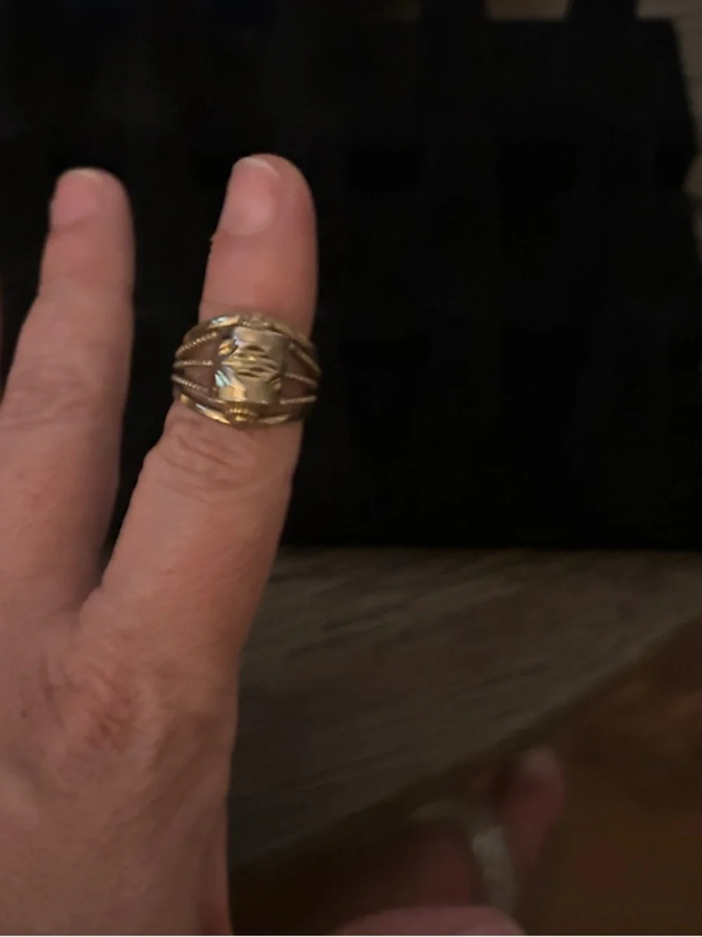 Gold-Tone Multi-Band Statement Ring - Women's Fashion Jewelry